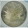 Image 2 : 1853 MOGC SILVER 8 REALES MEXICO NNC CH BU