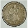 Image 1 : 1858 SEATED LIBERTY QUARTER CH XF  AU