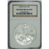 Image 1 : 2008 AMERICAN SILVER EAGLE DOLLAR NGC GEM UNC