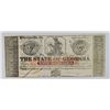 Image 1 : 1862 FIVE DOLLARS STATE OF GEORGIA FULLY ISSUED CIVIL WAR NOTE SCARCE CU