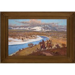 Sun River Encampment, by John DeMott