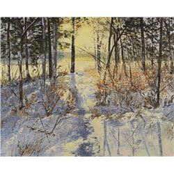 Dawn on the River, by Elene Weege