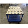 Image 2 : Heavy Duty Steel Rolling Cart, 36" x 30" x 32"