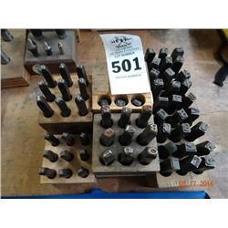 Lot of Letter & Number Punches