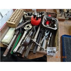 Lot of Pipe Thread Tooling