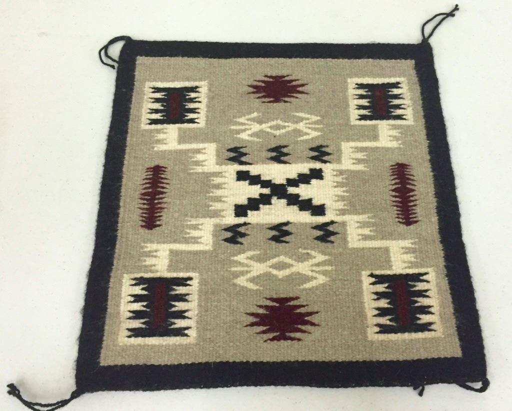 Mini Navajo Storm Pattern Rug