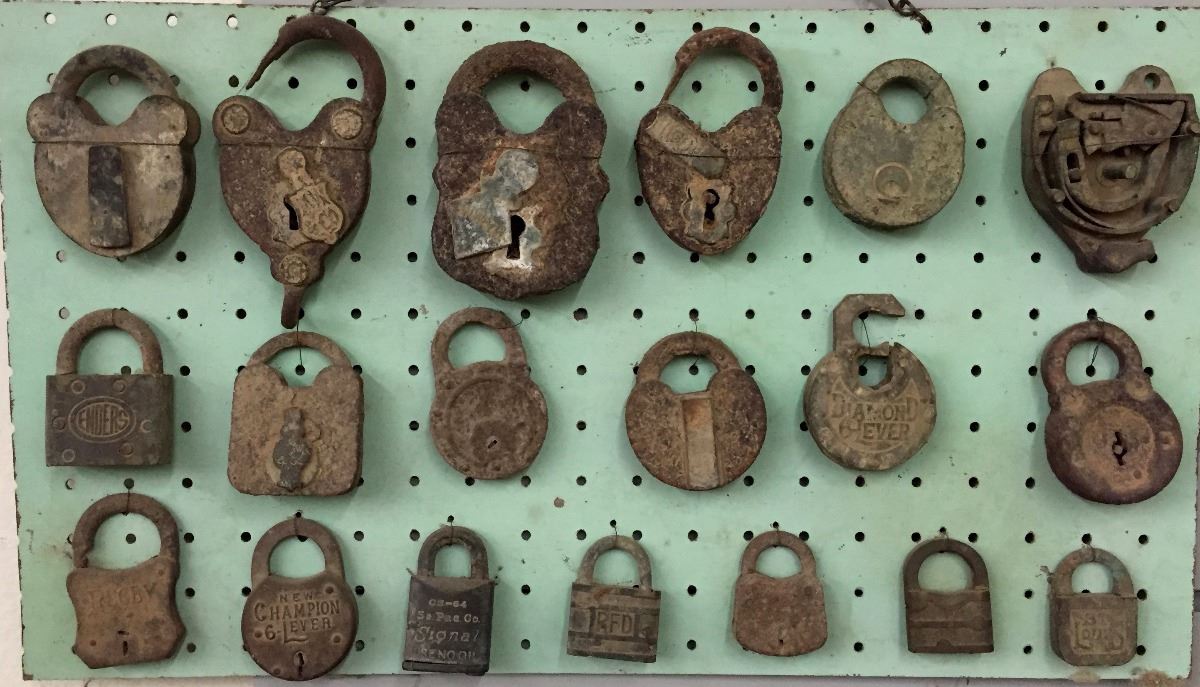 Antique Locks Display