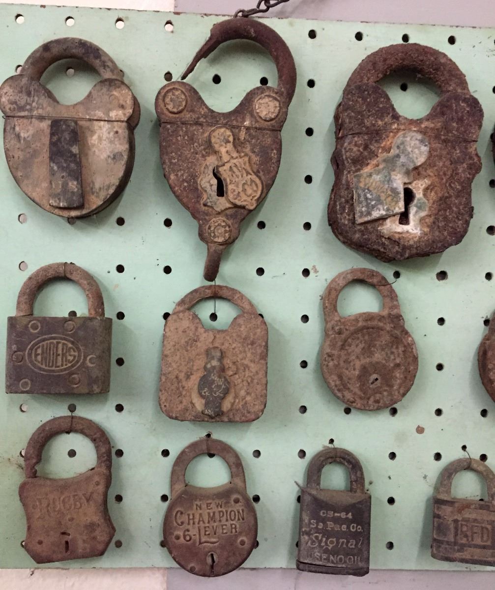 Antique Locks Display
