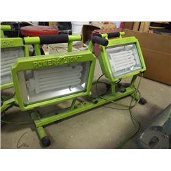 Power Light Florecent Work Light W/ Stand