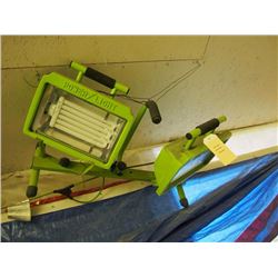 Power Light Florecent Work Light W/ Stand