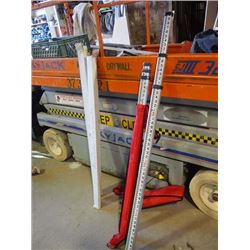 Surveyor Sticks (2) (1 used, 1 sealed)