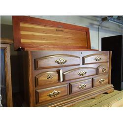 Cedar Hutch Chest, Fake Drawers