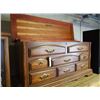 Image 1 : Cedar Hutch Chest, Fake Drawers