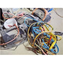 Auto Battery Chargers (3) W/ Jumper Cables