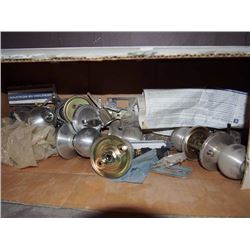 Door Knobs, Bolts, Space Heater,