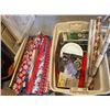 Image 1 : Ton of Xmas Items: Lights, Wrapping Paper, Dishes