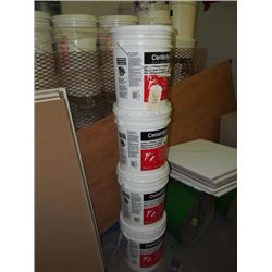 Flat White Paint CertainTeed, Level V Prime / Surfacer 5 Gal Pails, 3 Unopened, 1 Opened