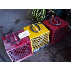 220 Space Heaters, Commercial (3)