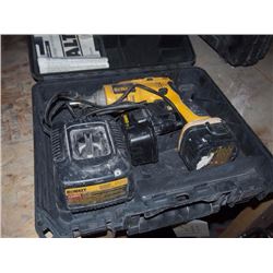 DeWalt Cordless Adjustable Push Drill Driver, Charger & 2 Batteries