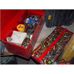 Tool Kit Full of Cooper, & Pipe Fittings etc..