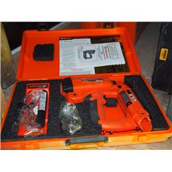 Ram Set Mini, Gas Powered, Low Velocity Piston Type Fastening Tool, Charger & Battery, 6 Container P