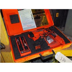 Ram Set Mini, Gas Powered, Low Velocity Piston Type Fastening Tool, Charger & 2 Batteries, 6 Contain