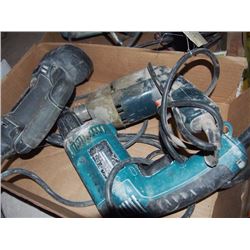 Makita Corded Drill, Black N Decker Corded Drill, & Extra Corded Drill