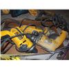Image 1 : Corded DeWalt Drills (2), Corded Drill (1), 4 1/2" Angle Grinder