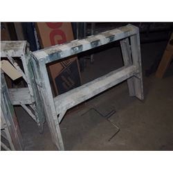 Pair of  Medium Aluminum Saw Horses 2 Ft