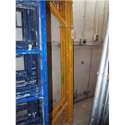 2 Yellow Scaffolding Supports