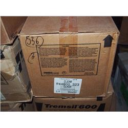 Boxes of Clear Tremco Sealant: Tremsil (3)