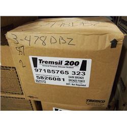 Boxes of Dark Bronze Tremco Sealant:Tremsil (2)
