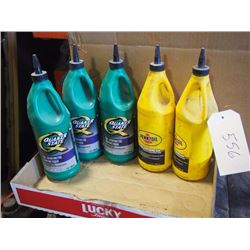 Pennzoil Synchromesh Tranny Fluid (2) - Quaker State full Thinsetic Lubricant (3)