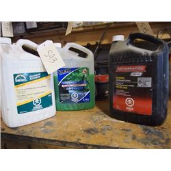 Kerosene, Windshield Wash, Antifreeze/Coolant, Partially Used