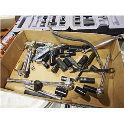 3 Partial Kits of Wrench Bits, Wrenches, Assorted