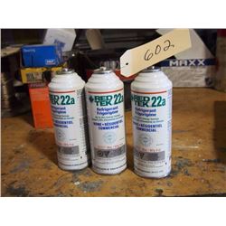 3 Red Tek 22a Refrigerant, Unopened