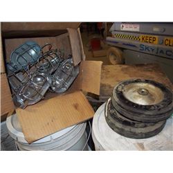 6 Metal Light Shields & 2 Project Wheels