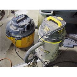 2 Shop Vacuums