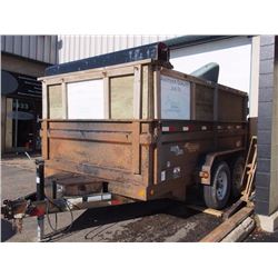 TRA/REM Dump Trailer, Mfg 6-09 (4ZEDT122491067667)
