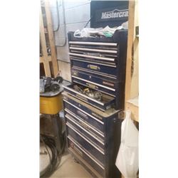 2 Large Mastercraft Shop Toolkits. With Contents