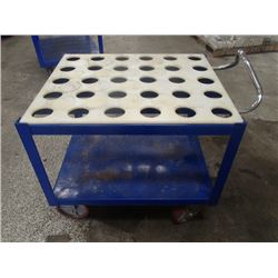 Heavy Duty Steel Rolling Cart, 36  x 30  x 32 