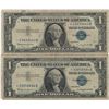 Image 3 : 1957 $1 Star Note Silver Certificate Currency Lot of 5