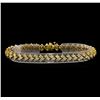 Image 1 : 7.12 ctw Diamond Bracelet - 14KT Yellow Gold