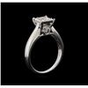 Image 4 : 0.93 ctw Diamond Ring - 14KT White Gold