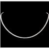 Image 1 : 2.37 ctw Diamond Tennis Necklace - 14KT White Gold