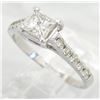 Image 6 : 1.00 ctw Diamond Ring - 14KT White Gold