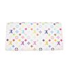 Image 2 : Louis Vuitton White Leather Multi Color Monogram Wallet