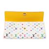 Image 3 : Louis Vuitton White Leather Multi Color Monogram Wallet