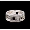 Image 1 : Gucci 0.44 ctw Diamond Ring - 18KT White Gold