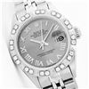 Image 1 : Ladies Rolex Stainless Steel Diamond Datejust Wristwatch